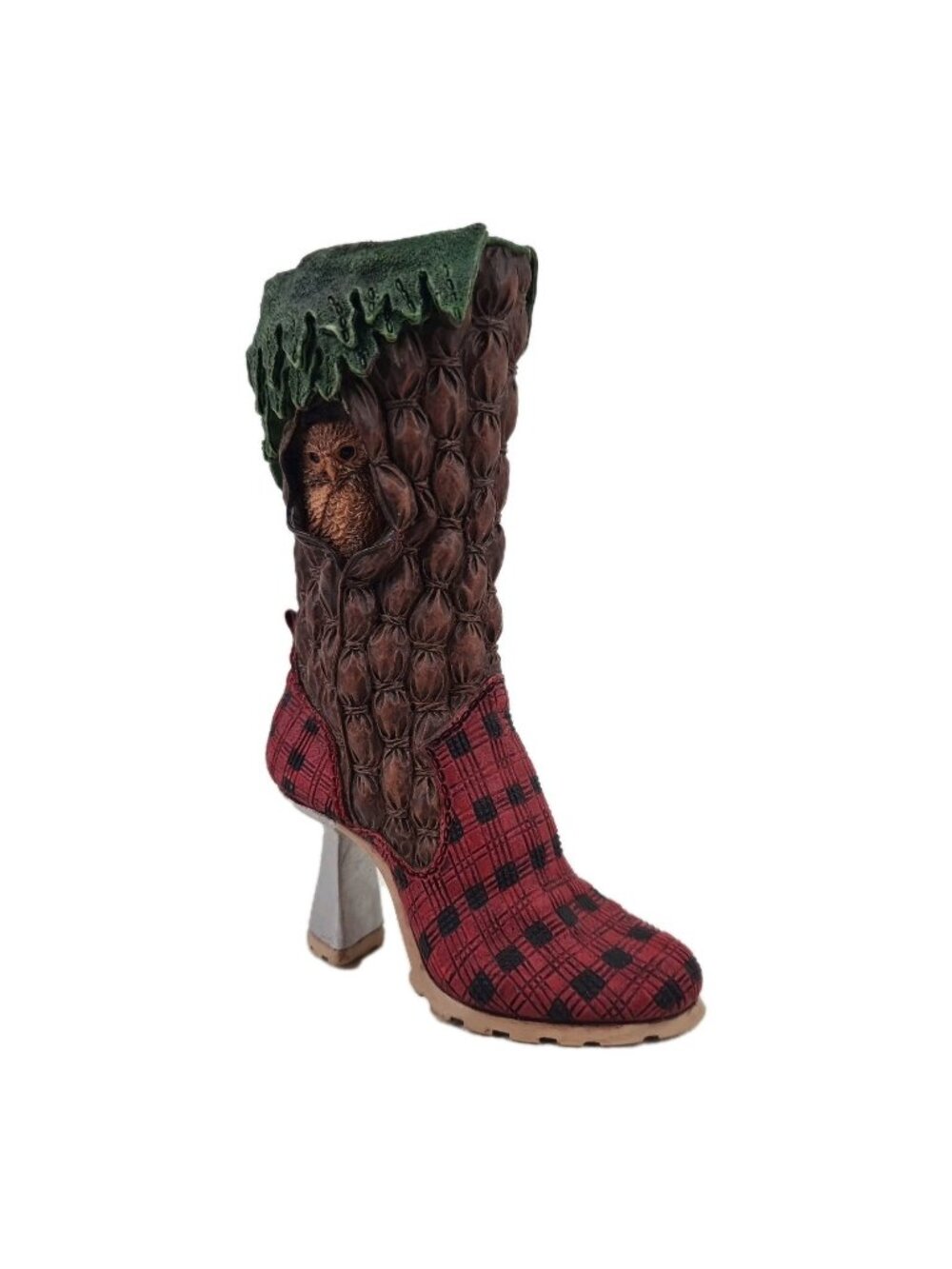 Just The Right Shoe Northwoods Owl By Raine Stepping Out 25118 Vntg Miniature